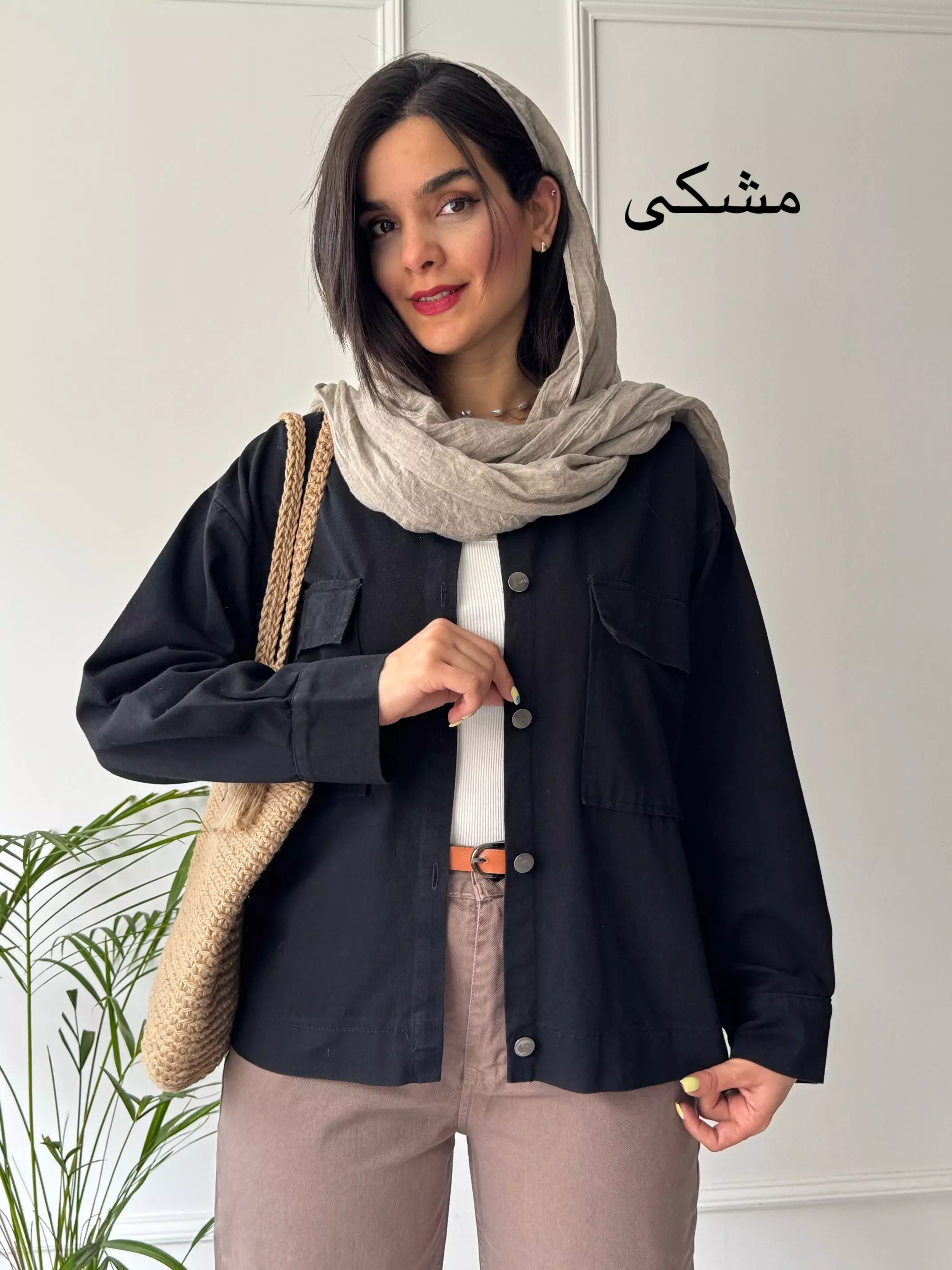 مانتو کتان یاسمین